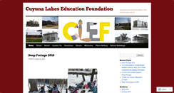 Desktop Screenshot of cuyunalakeseducationfoundation.org